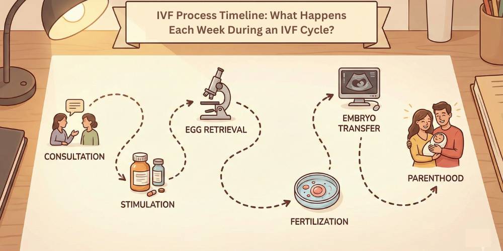 IVF Process Timeline: What Happens Each Week During an IVF Cycle?